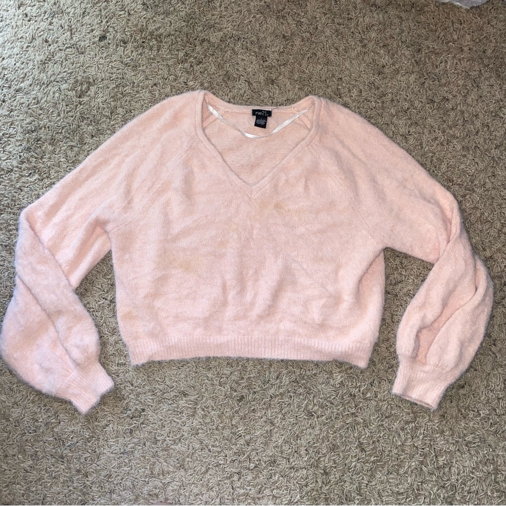 Light Pink Super Soft and Fluffy Sweater